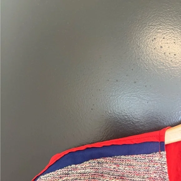 Sachin + Babi S EUC ribbon Red and Blue Blouse - Picture 7 of 16